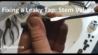 Fixing a Leaking Tap - Stem Valves - REPAIRS101